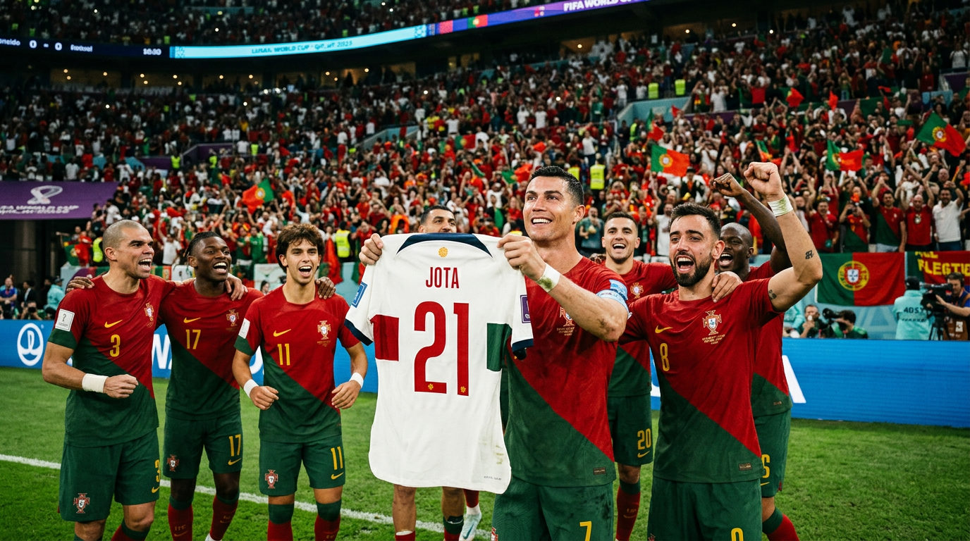 Ronaldo's Penalty and Tribute: Portugal Honors Fallen Teammate