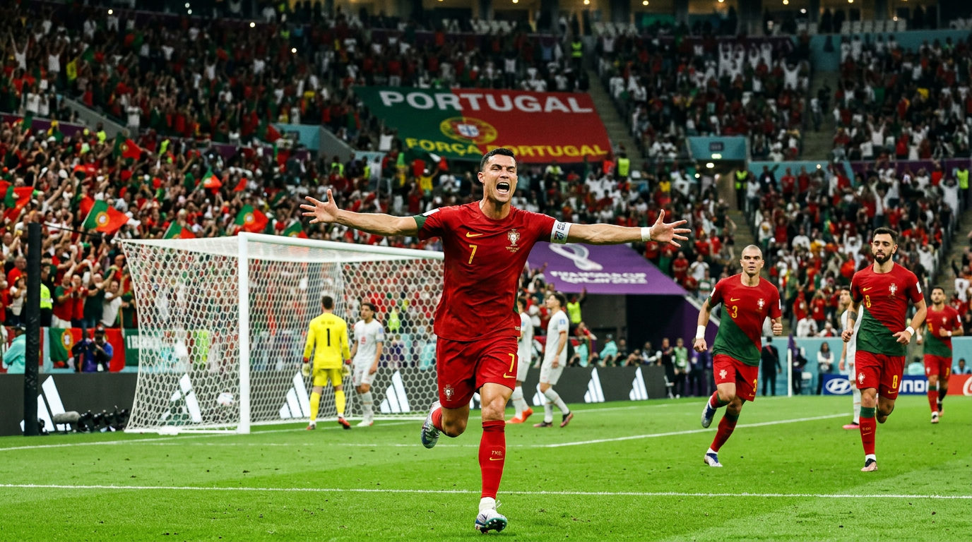 The Drought Is Over: Ronaldo's First Knockout Goal