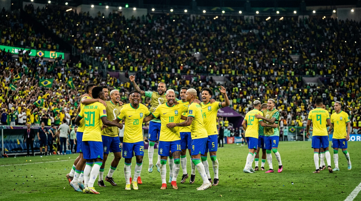 Brazil's 13th Round of 16: A World Cup Record
