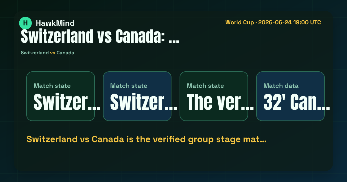 Switzerland vs Canada：Switzerland vs Canada is the verified group stage mat…