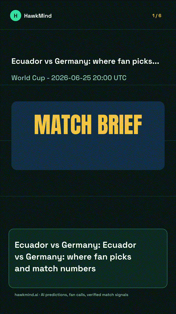 Ecuador vs Germany animated match brief