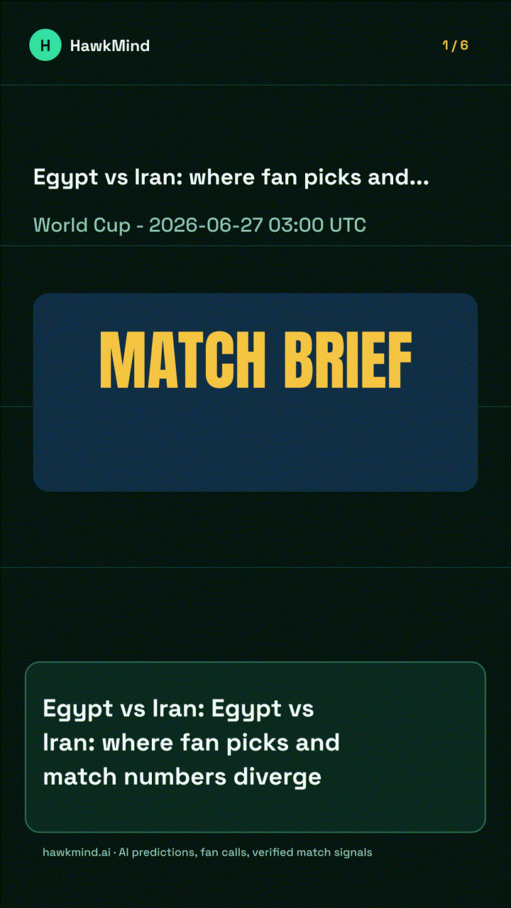 Egypt vs Iran animated match brief