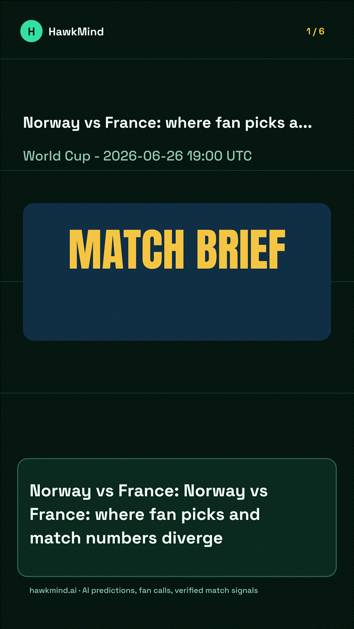 Norway vs France animated match brief