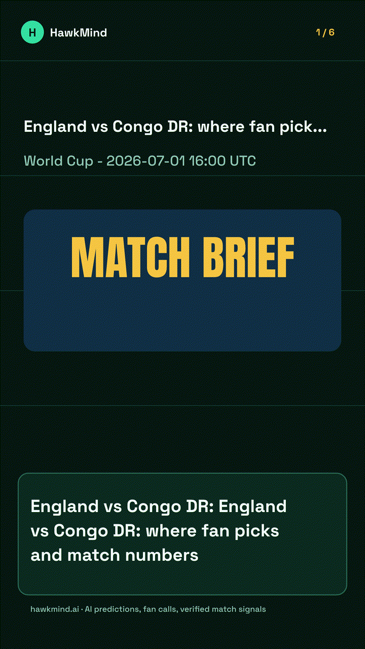 England vs Congo DR animated match brief