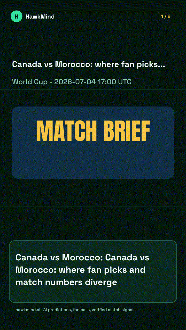 Canada vs Morocco animated match brief